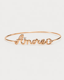 Bracciale Crivelli Amore in Oro Rosa con Diamante