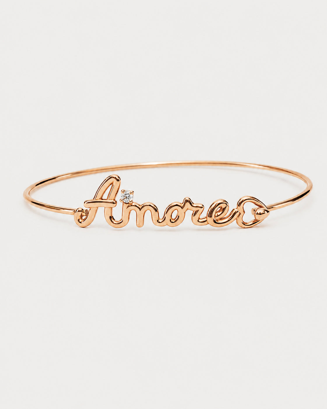 Bracciale Crivelli Amore in Oro Rosa con Diamante