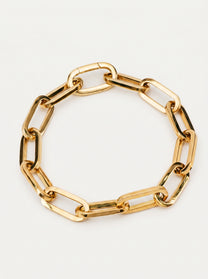 Bracciale Paperclip in Oro Giallo 18 kt