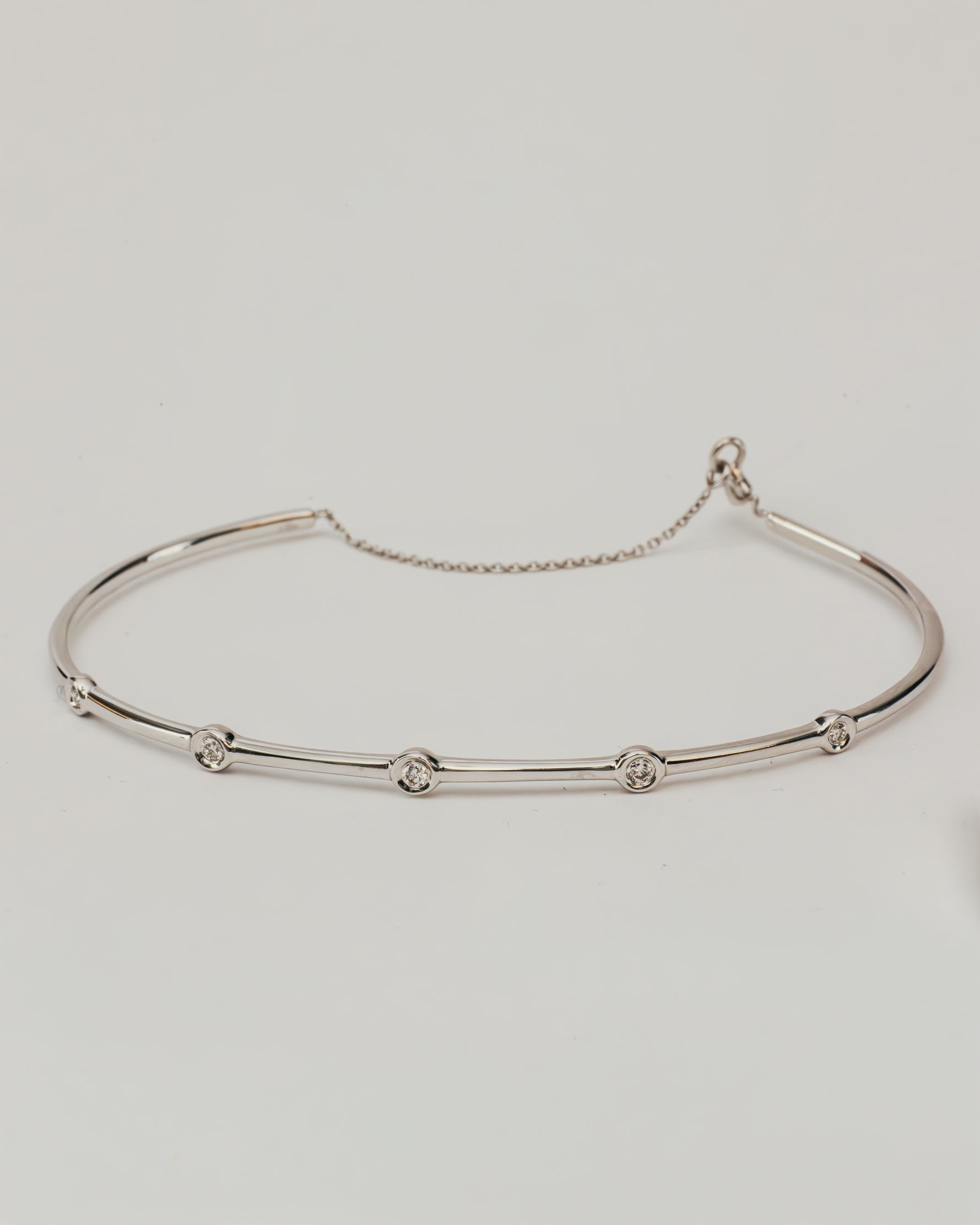 Bracciale Argentato con Punti Luce
