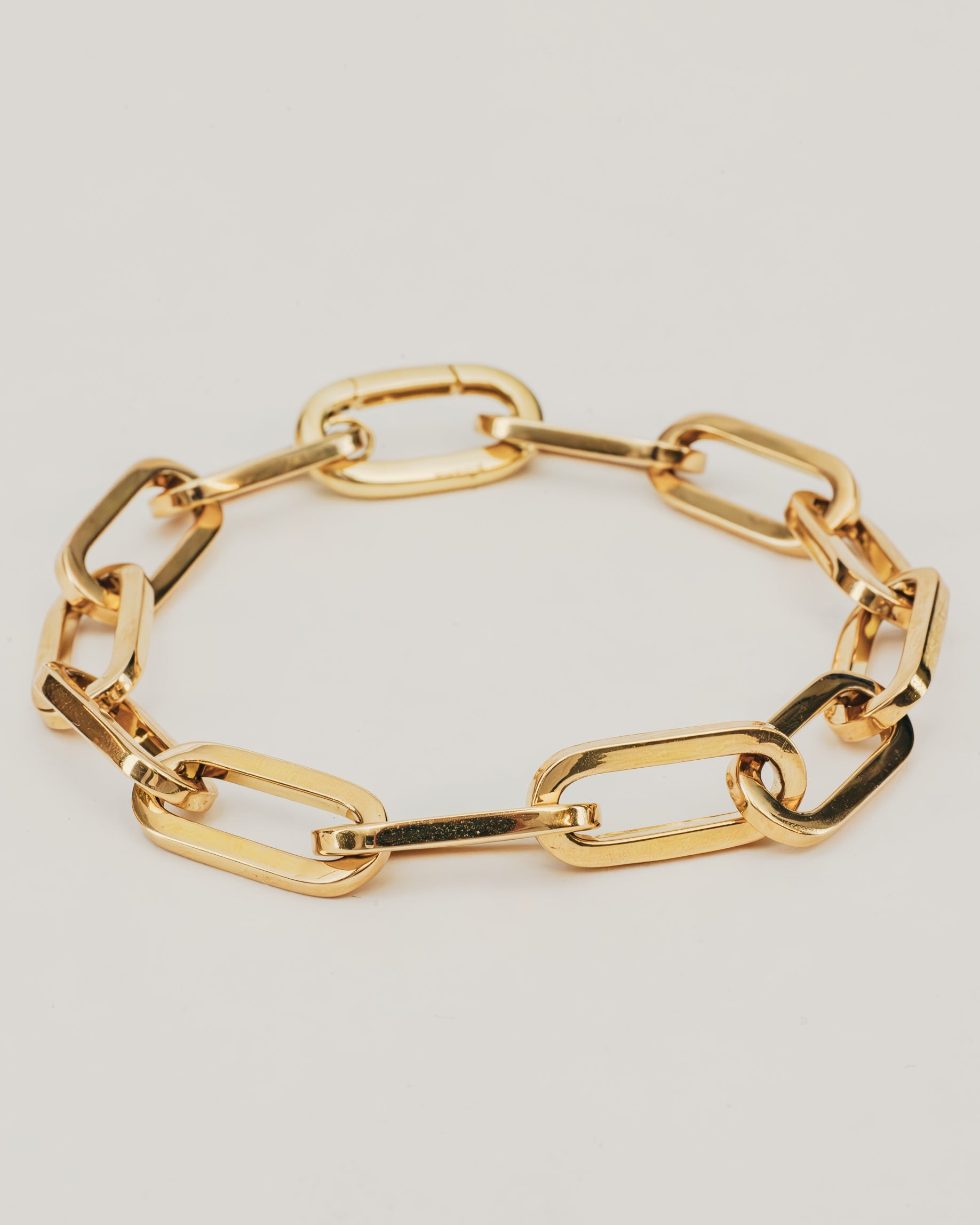 Bracciale Dorato con Maglia a Catena Maxi