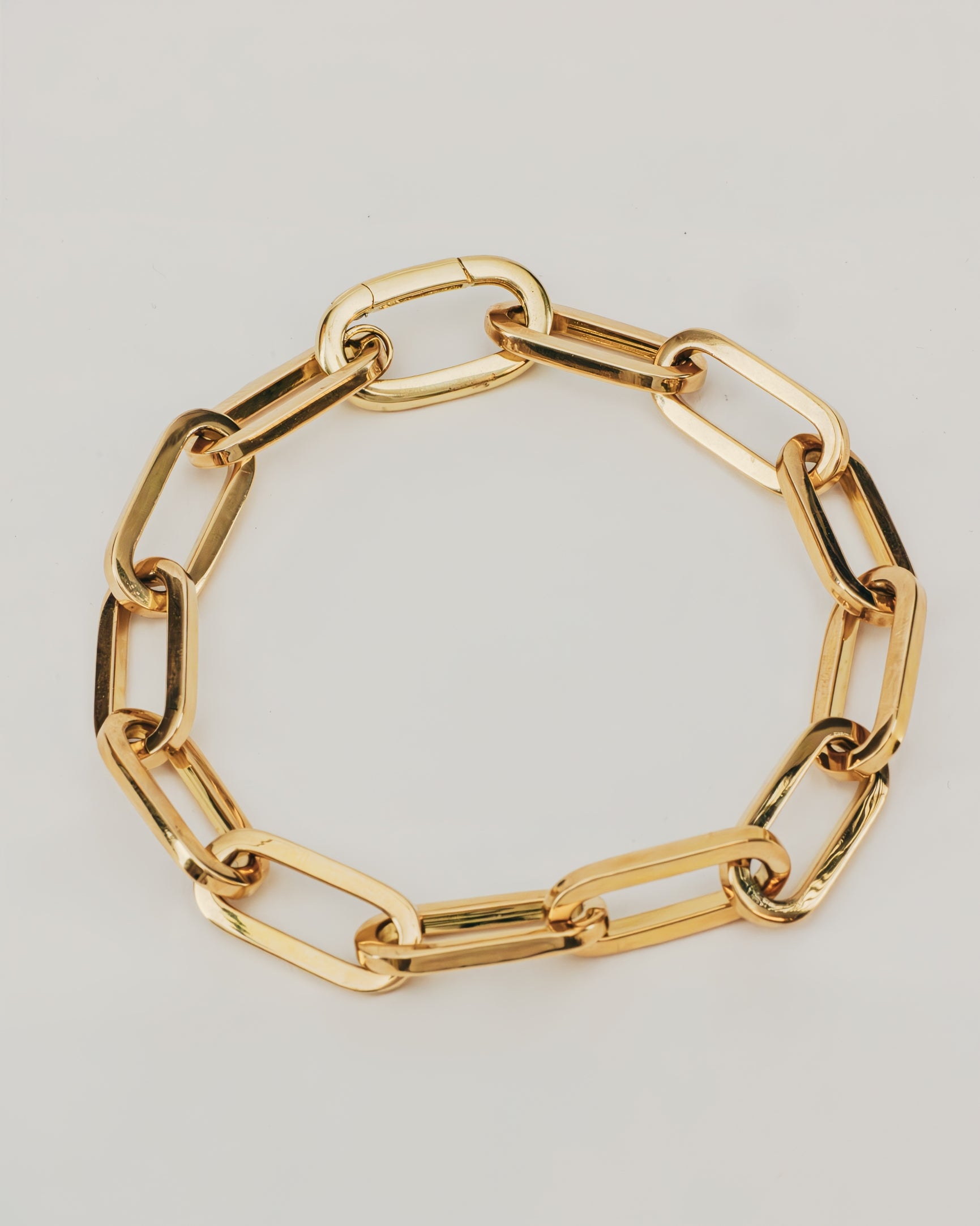 Bracciale Dorato con Maglia a Catena Maxi