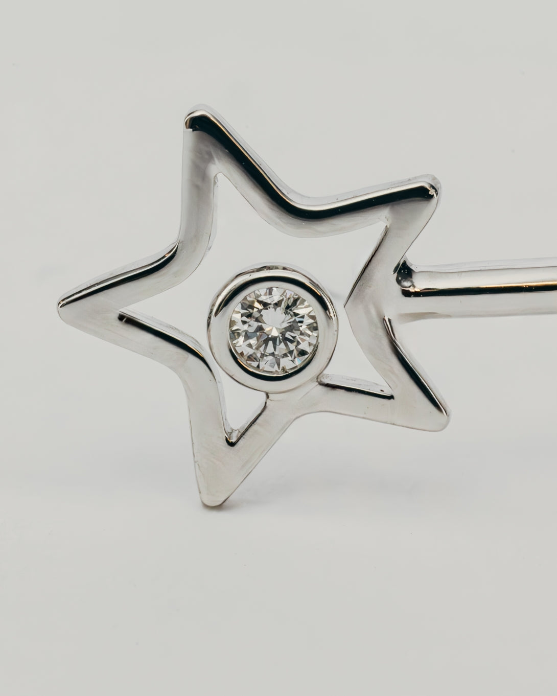 Bracciale Rigido con Stella e Punto Luce