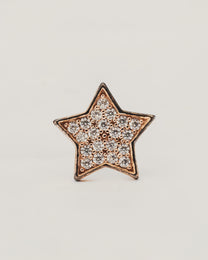 Orecchini Stella in Oro Rosa con Diamanti