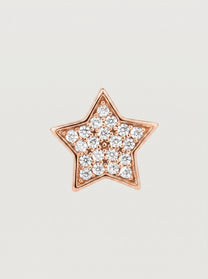 Orecchini Crivelli Stella in Oro Rosa e Diamanti